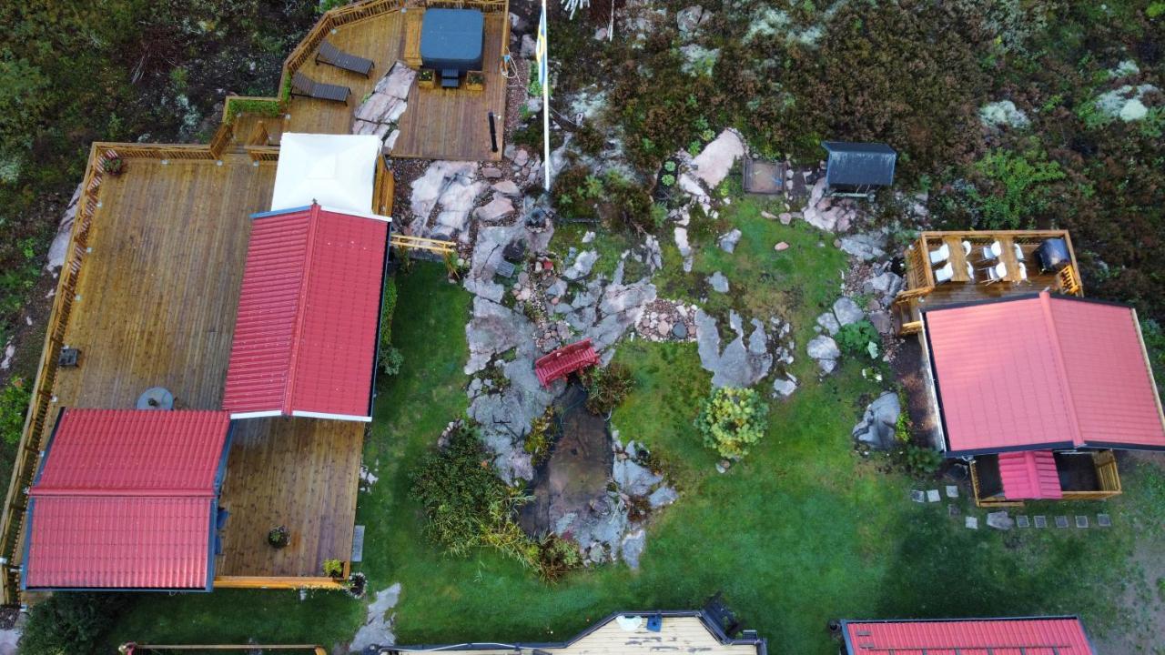 Timber Cottages With Jacuzzi And Sauna Near Lake Vaenern คาร์ลสตัด ภายนอก รูปภาพ